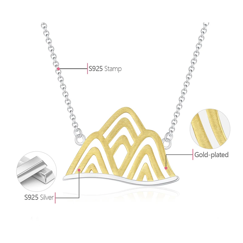 Lotus Fun реальные 925 серебро ручной работы дизайнер ювелирных украшений горный