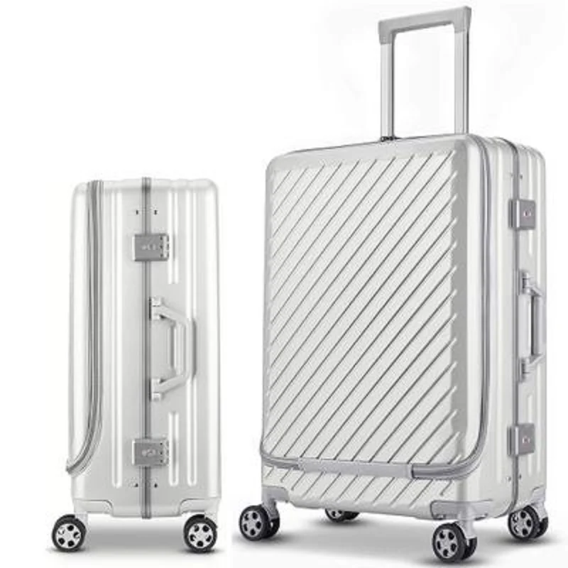 Дорожная сумка с алюминиевой рамой и передней откидной крышкой деловая на