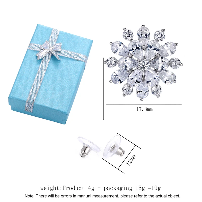 Самые продаваемые свадебные украшения роскошные Прозрачные Серьги в виде