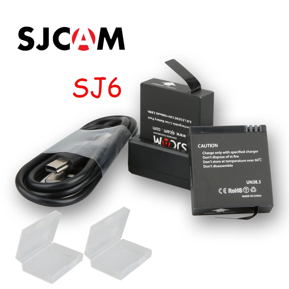 Sjcam SJ8 батарея экшн-камера батарея Sjcam sj8 pro батарея Sj8 батарея для SJ8 Pro/SJ8 Plus/SJ8 Air Экшн-камера - Цвет: SJ6