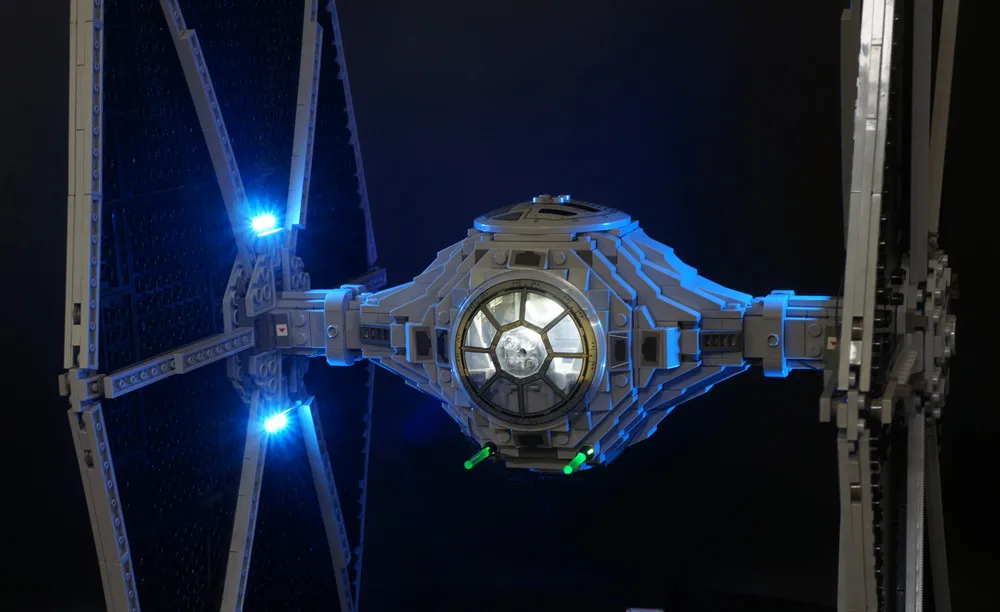 Набор со светодиодной подсветкой 75095 UCS TIE Fighter Звездные наборы строительные блоки