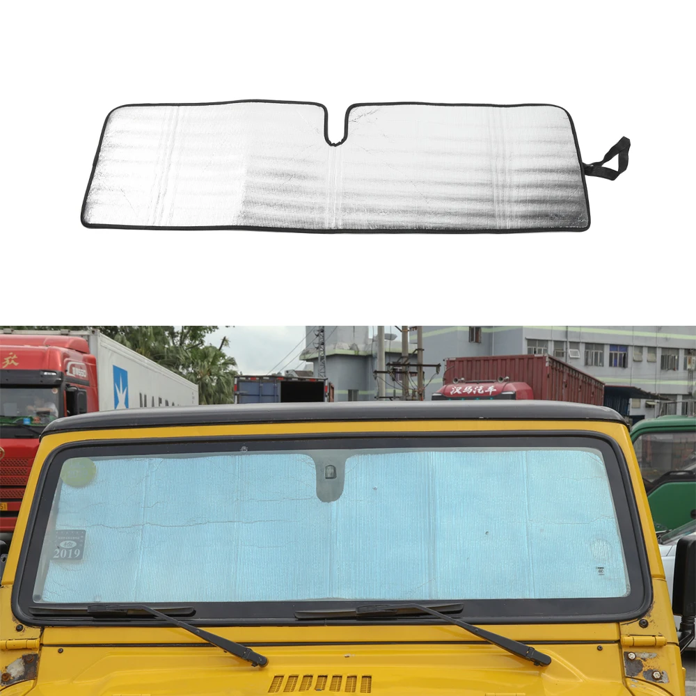 

Солнцезащитный козырек на лобовое стекло автомобиля для Jeep Wrangler TJ 1997-2006 JK 2007-2017 JL 2018 2019 2020 2021, аксессуары для интерьера