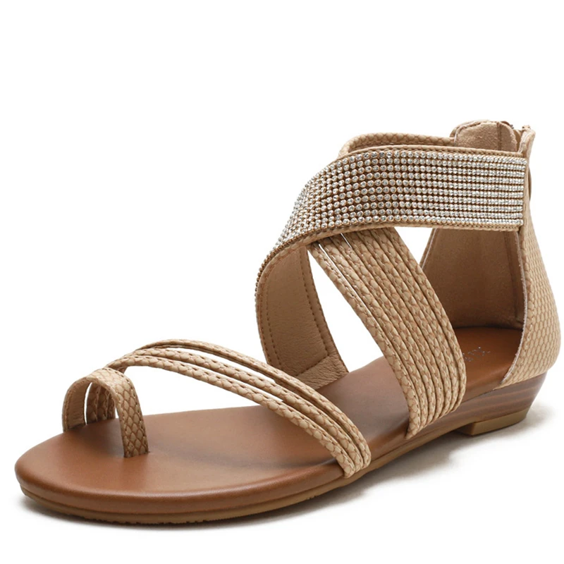

Women Sandals New Big Size Top Quality Woman Sandals Simple Comfortable Flat Sandals Women Summer Shoes