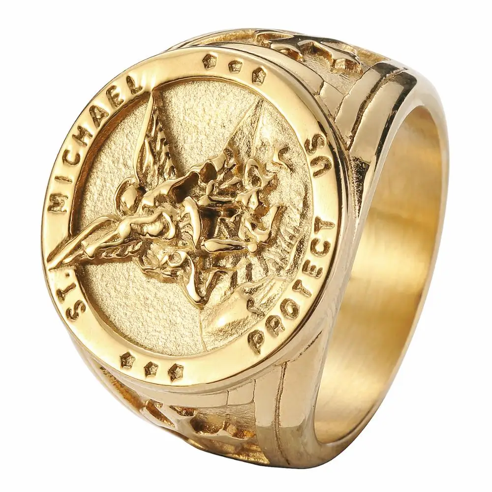 Мужское кольцо из нержавеющей стали 316L Размер 7-14