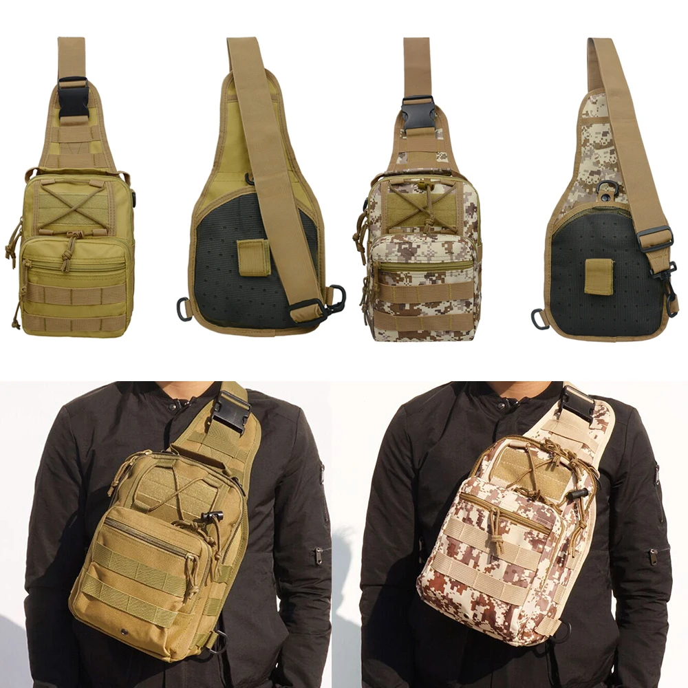 Мужская и женская военная сумка тактические нагрудные сумки унисекс модные