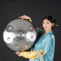 d minor handpan 910 notes 55cm steel tongue drum hand drum for beginner musical instrument drum with carry bag stand
