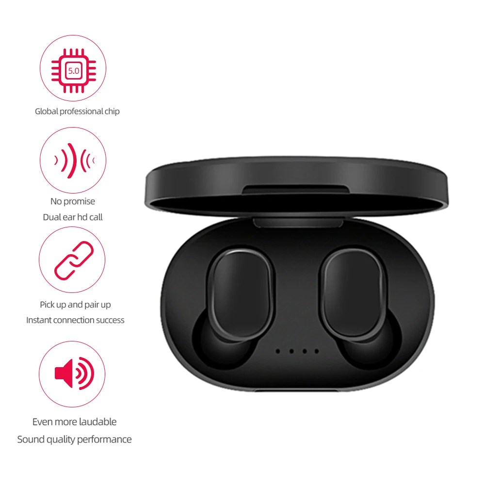 A6S Mini TWS Twins наушники Беспроводные Bluetooth 5 0 Спортивные стереонаушники Гарнитура с