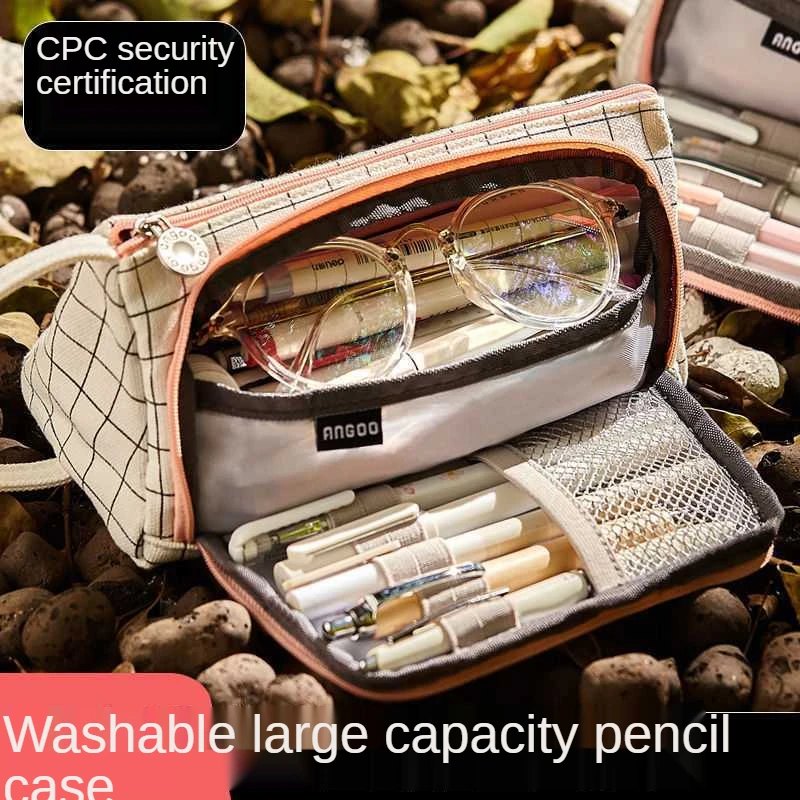 

New Super Pencil Case Kawaii Large Capacity Pencilcase School Pen Case Supplies Pencil Bag School Box Pencils Pouch Stationery