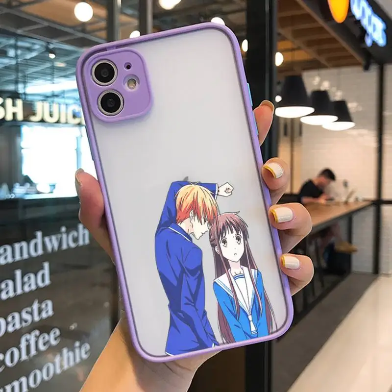 

Fruits Basket Phone Case For iphone 12 11 Pro Max X XS Max XR 7 8 6 Plus 12mini Translucent Matte Shockproof Case