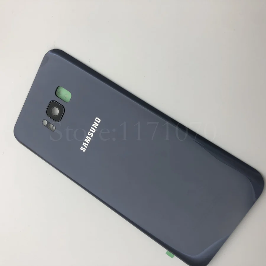 S8+ крышка батареи для samsung Galaxy S8 plus G955 G955F SM-G955F G955FD S8 G950 G950F задняя крышка корпуса+ Замена объектива камеры