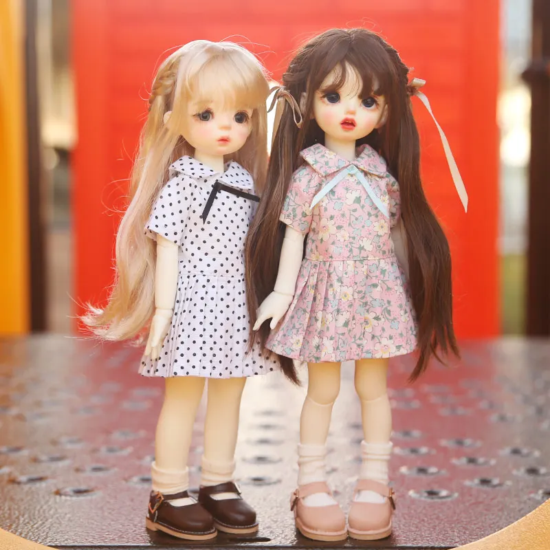

1/6 одежда для шарнирной куклы SD кукла Цветочное платье плиссированная юбка для 30 см yosd ICY BJD Одежда для куклы аксессуары для кукол игрушки для...