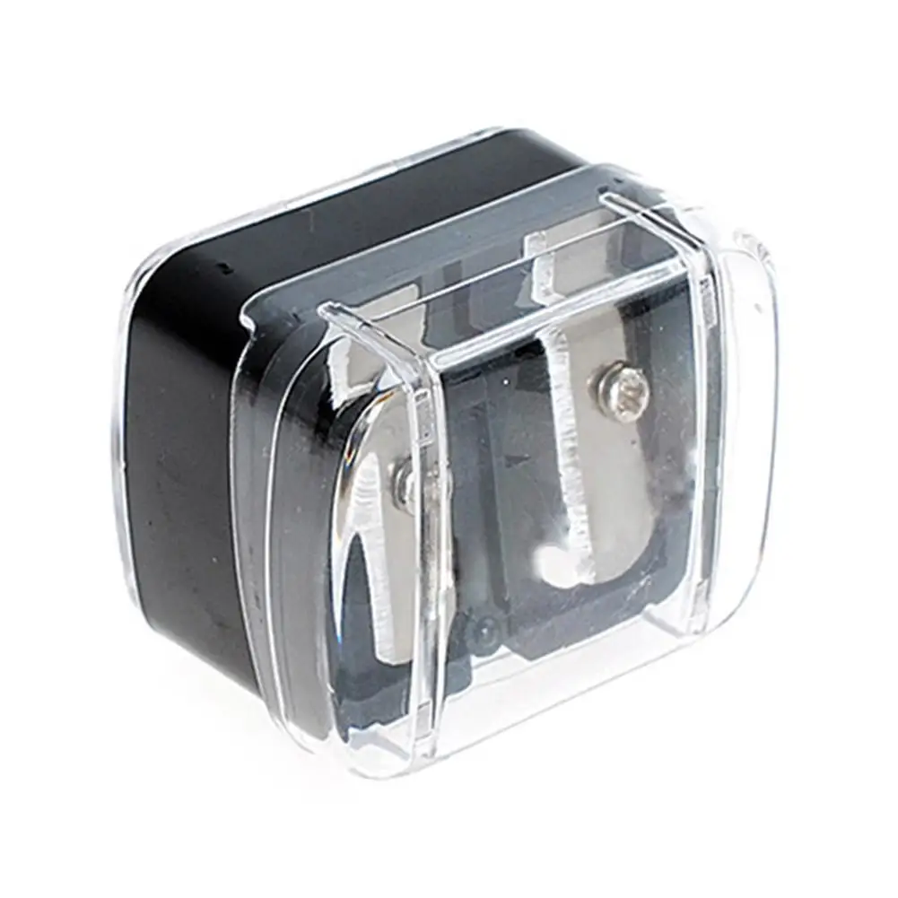 Мощный токарный карандаш для макияжа с двумя отверстиями точилка карандашей