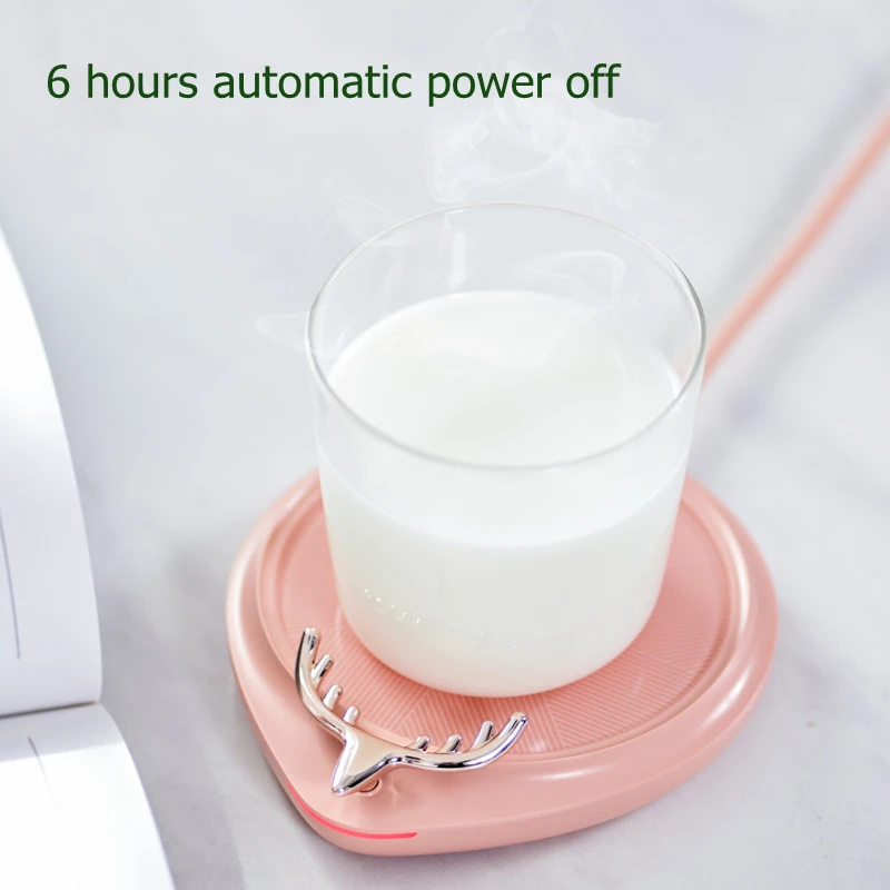 - Cup Warmer Heat Beverage Mug Mat Keep Drink Warm Heater Heating
Coaster Pad for Coffee Milk Tea 220V 20W