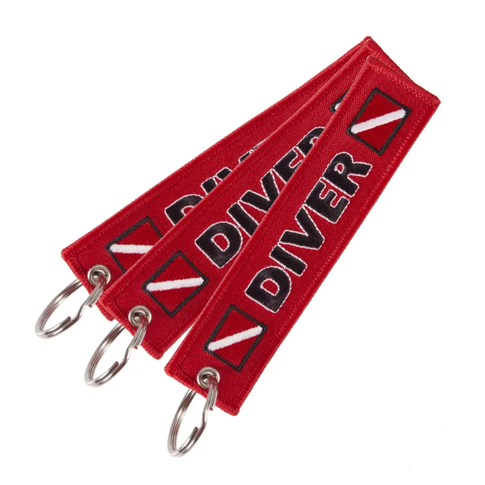 Удалить перед полетом вышивка брелок с водолазом автомобиля Porte Clef Bijoux для