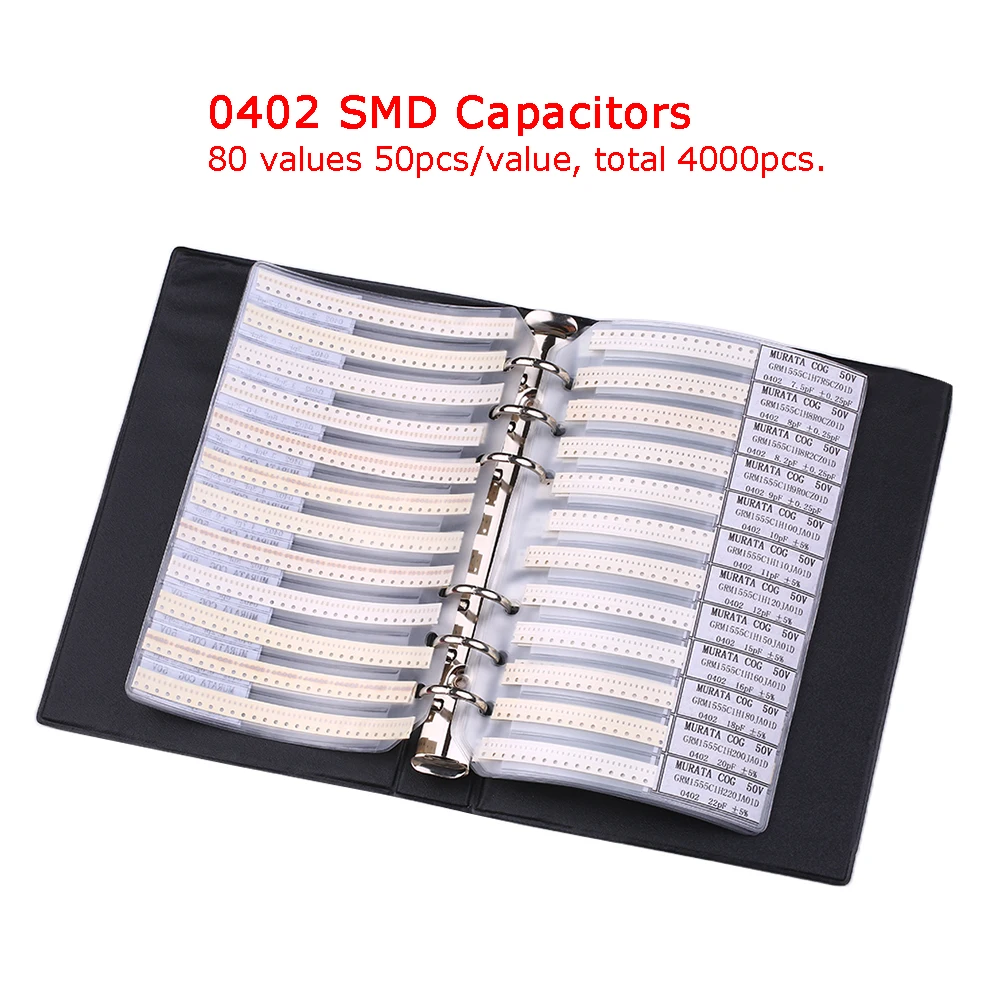 Новое поступление книга образцов 0201 0402 0603 0805 1206 резистор набор SMD SMT чип