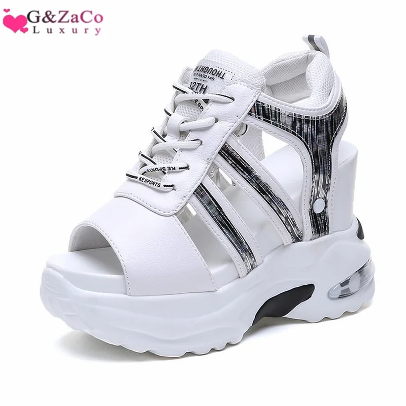 Сандалии с граффити на носке кеды высокой платформе повседневные кроссовки