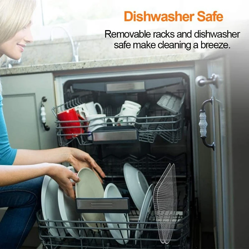 

Dehydrator Rack for Air Fryer Oven,6 Quart Air Fryer Accessories,Dehydrated Fruit and Meat,Air Rack,Dehydration Tray 3Pc