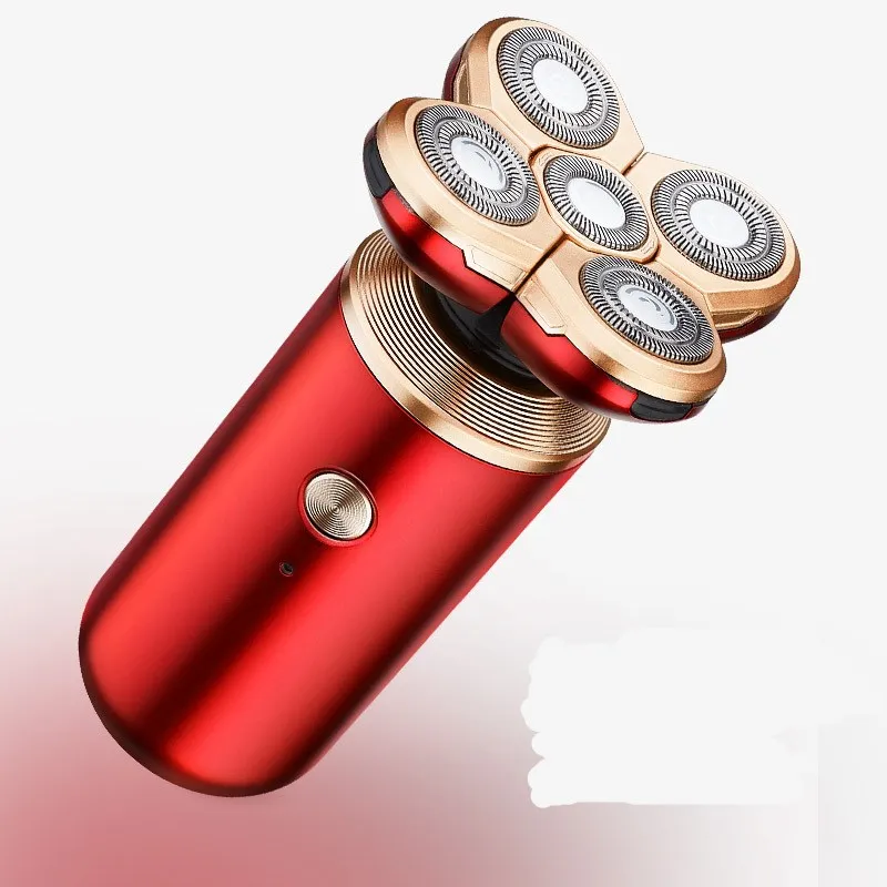 Мужской перезаряжаемый бритвенный триммер для бороды носа и ушей 5 в 1 | Бытовая