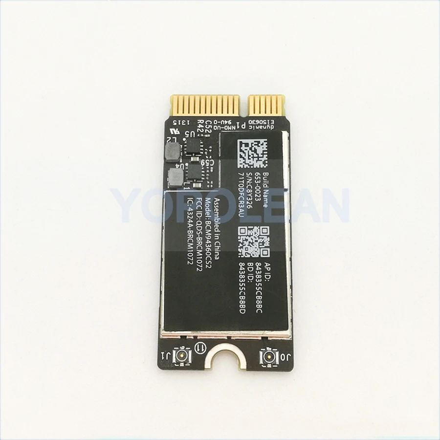 Оригинальная Беспроводная Bluetooth Wi Fi карта BCM94360CS2 для Macbook Air 13 &quotA1466 2013 2014 2015 2017