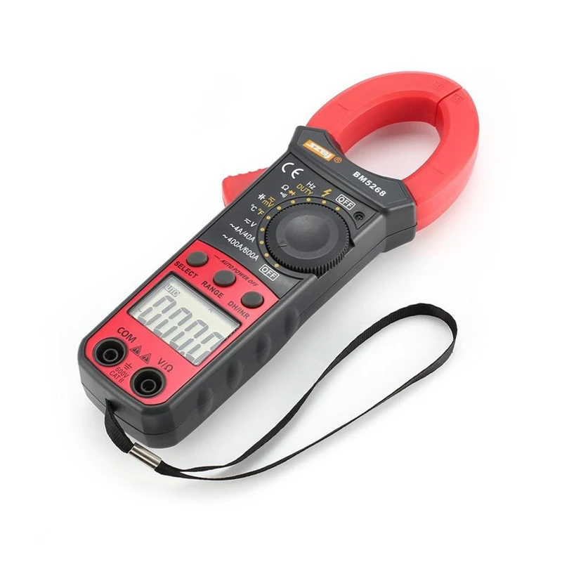 SZBJ BM5268 цифровой клещи Многофункциональный мультиметр AC/DC True RMS Вольт Ампер Ом Емкость Частота Диод тестер