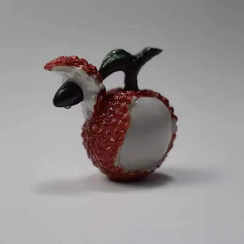 

Украшения из эпоксидной смолы с изображением чайного питомца, личи, творческая индивидуальность, ювелирное изделие, ремесло, украшение