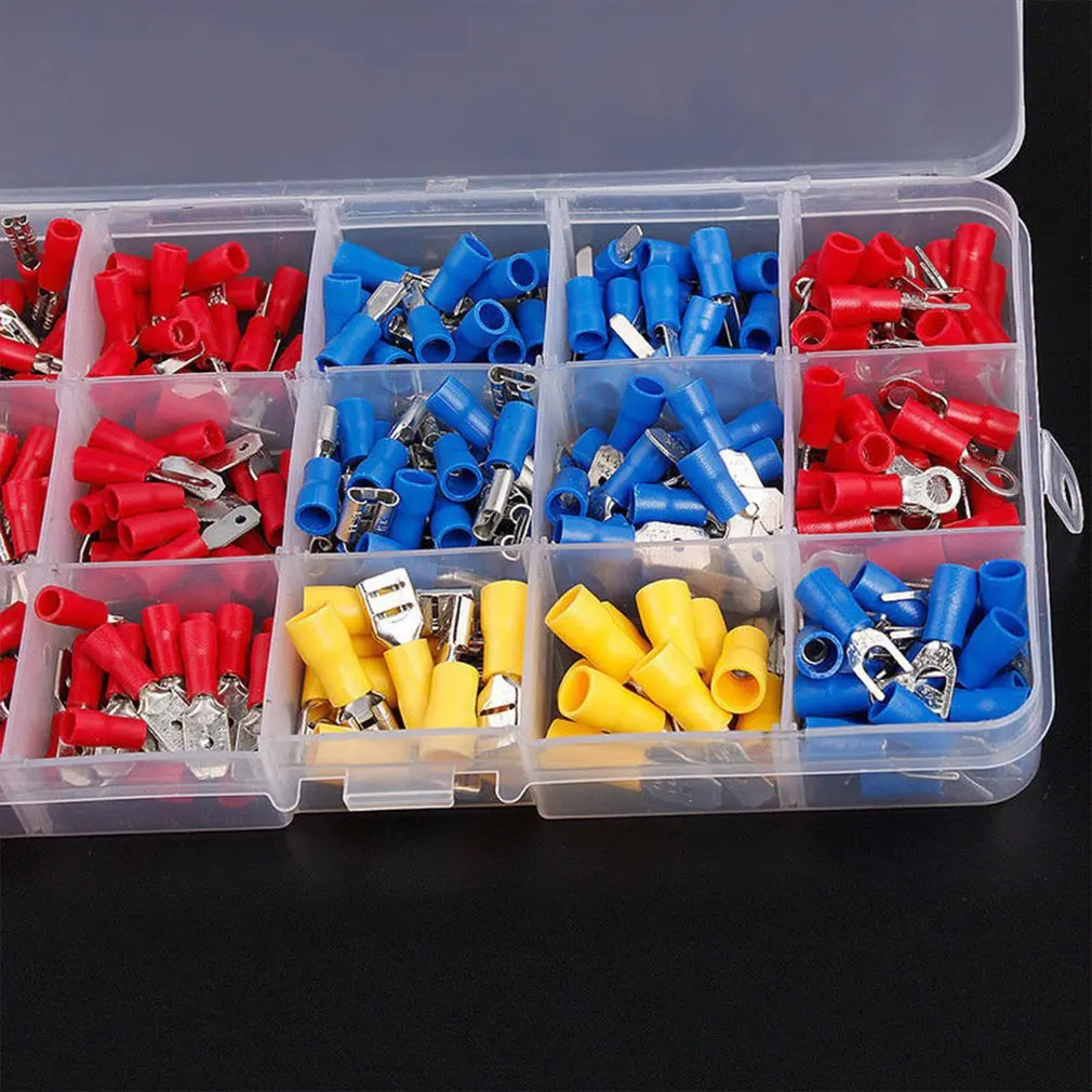 280 шт Женский Мужской изолированный клеммы Ассорти вилочный Наконечник