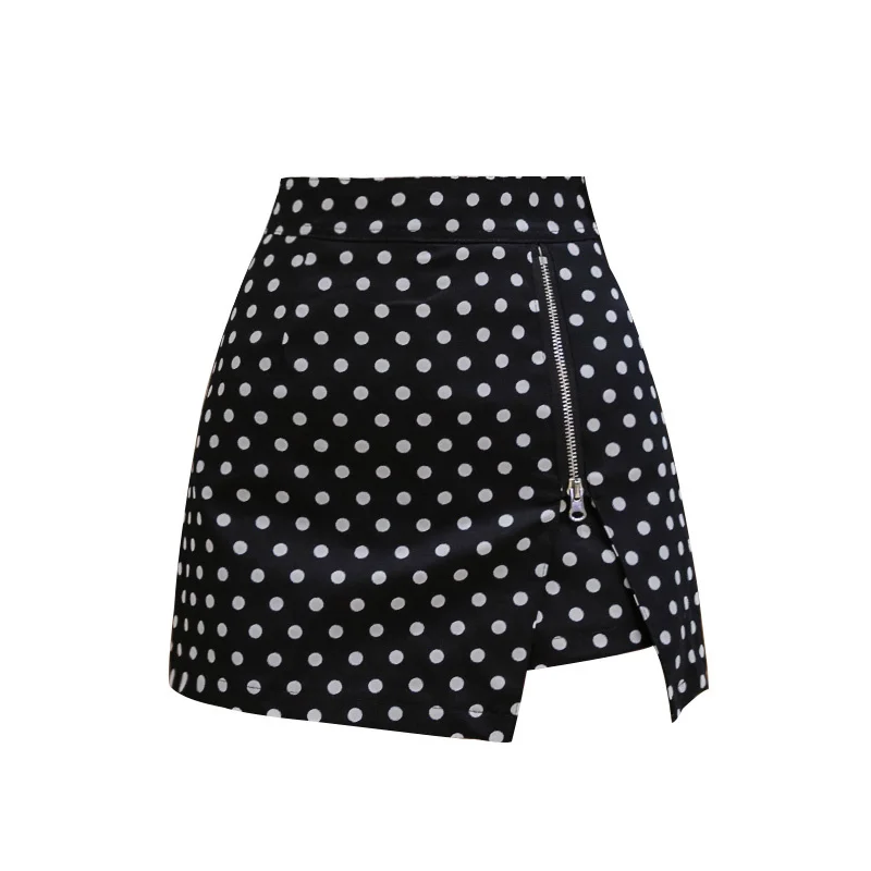 

2021 New Summer All-Match Wide Leg Skirts Side Zipper Anti-Exposure High Waist A- Line Mini Skirt Clothes Hippie Kawaii Punk