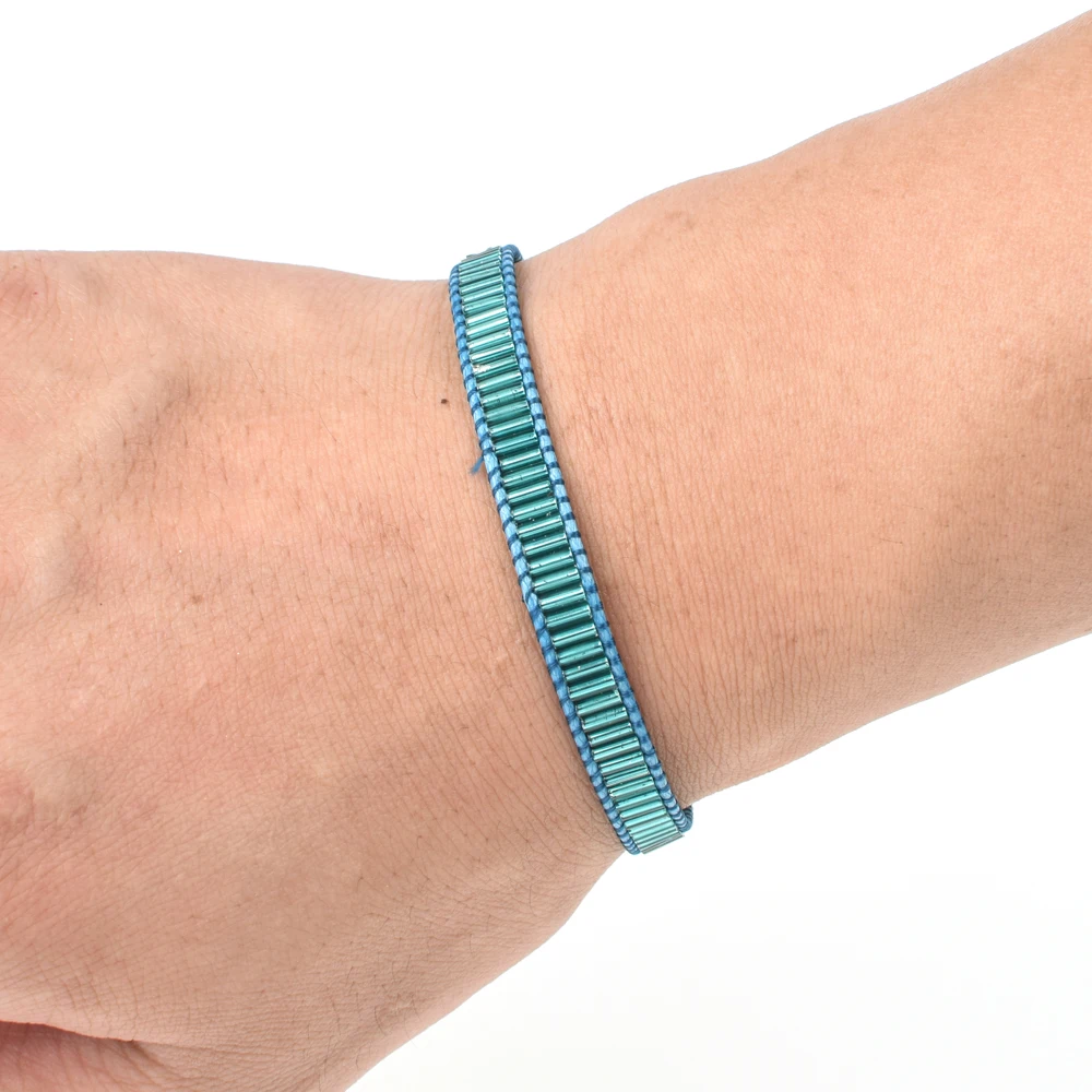 SLZBCY 2019 Новый Модный женский 1 ряд хрустальные Браслеты Ручной Работы