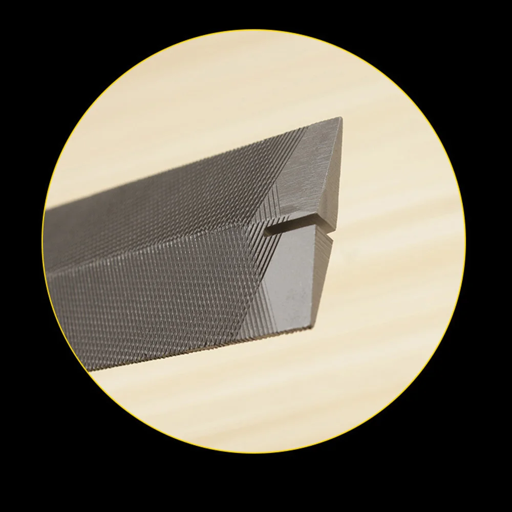 

1PCS Wood File Diamond Shaped Multifunctional Knife Sharpener Household Steel Wood Rasp Sharpening Tool for Woodworking