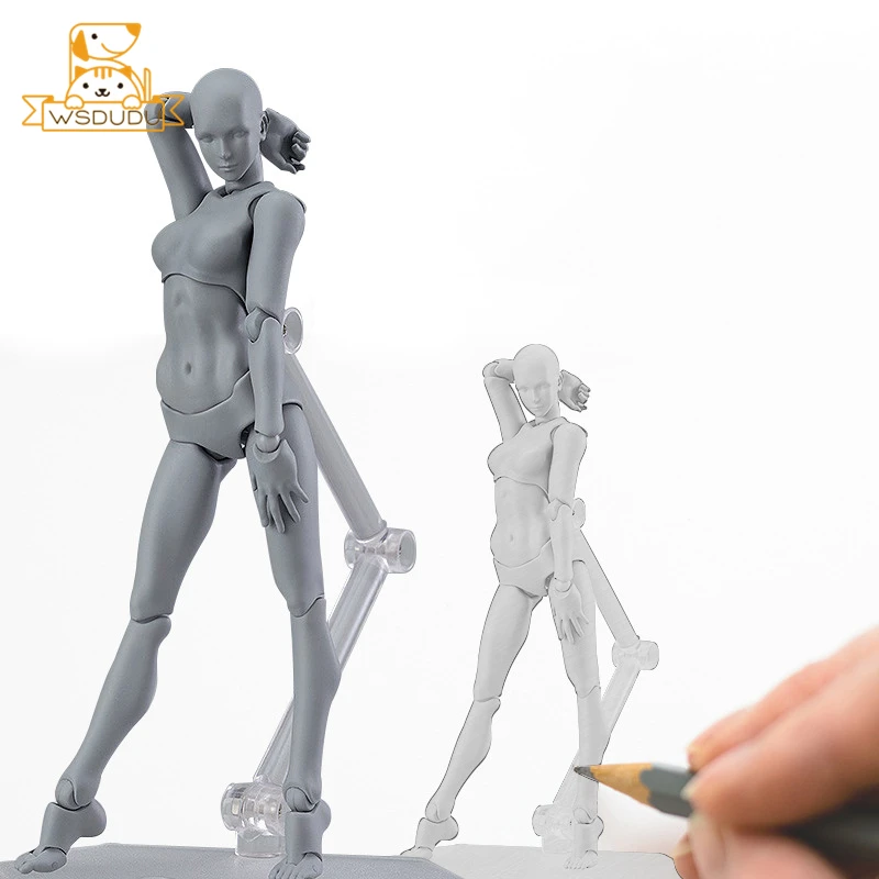 Шарнирные куклы Figma He She с подвижным телом экшн игрушки для рисования аниме модель
