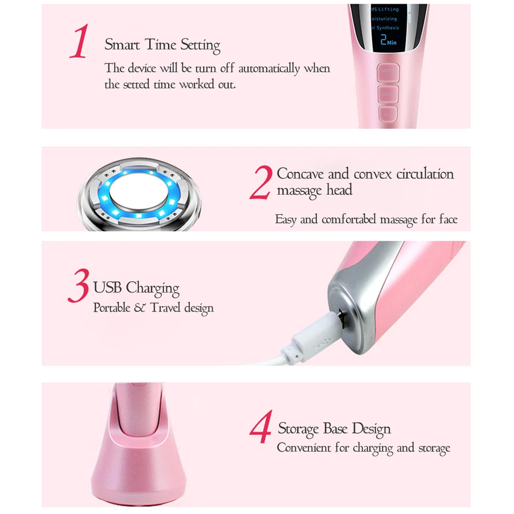 Ems Приспособления для красоты светодиодный фотон световой терапии средство