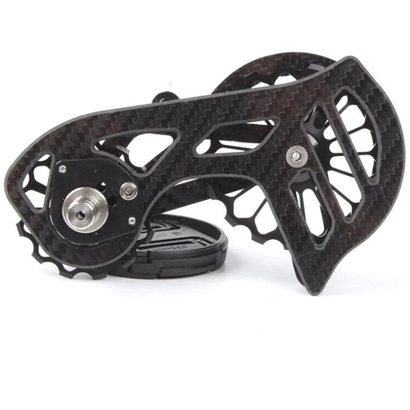 

Road Bike Carbon Fiber Ceramic Bearing Guide Wheel R7000 Big Chicken Leg Rear Derailleur Guide Wheel, Without Logo