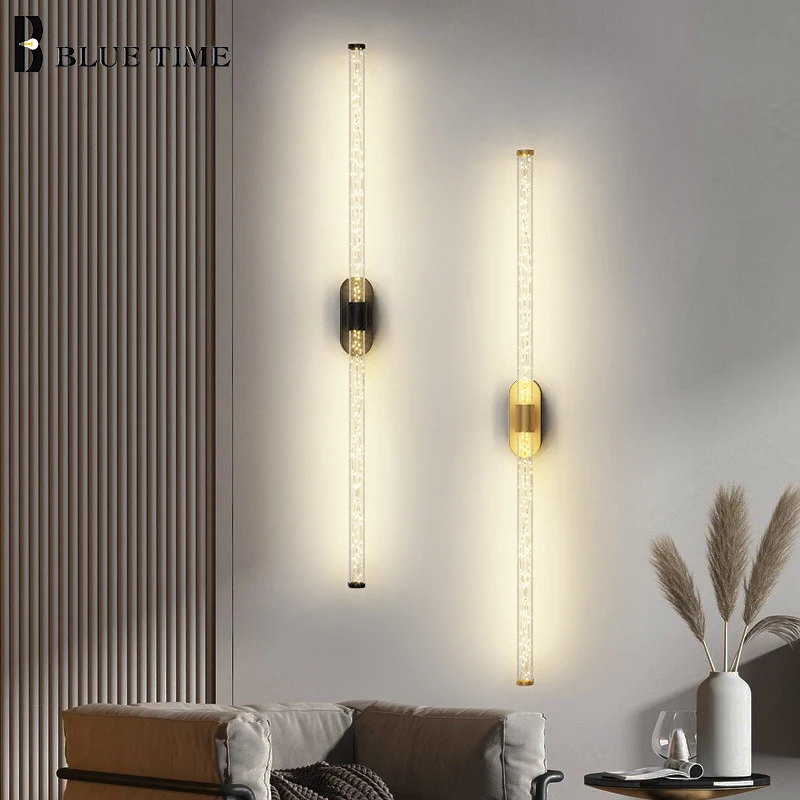 

Acrylic Modern Wall Light For Bedside Wall Lamps 110v 220v For Aisle Corridor Fixture Living Room Bedroom Dining Room Led Lustre