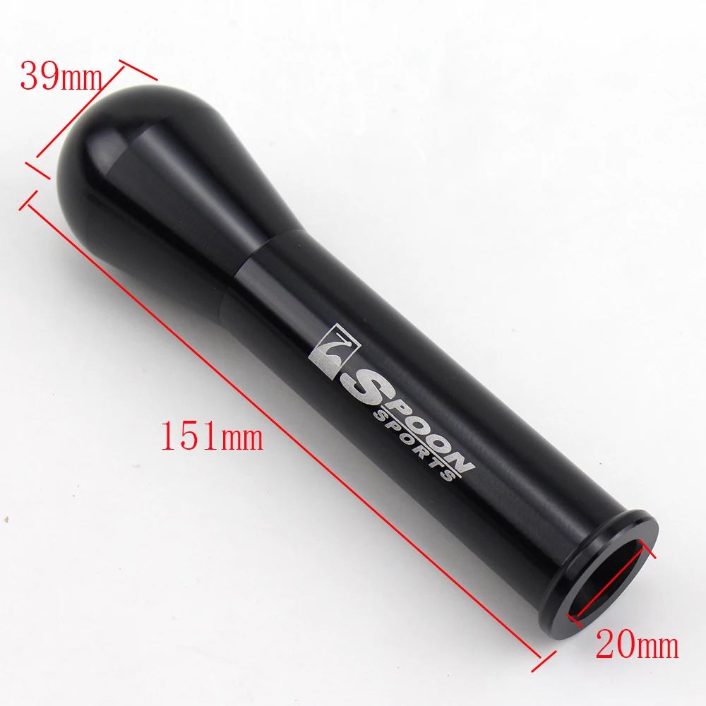 

150mm Spoon JDM Racing Sport Aluminum Gear Shift Knob Manual Transmission Racing Shifter Lever