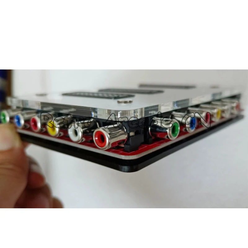 

RGBS/SCART 1 Input 2RGBS/2SCART 4 Output EUR Mimi Scart Distributor Adapter Composite RCA SVHS AV TV Audio Converter Divider