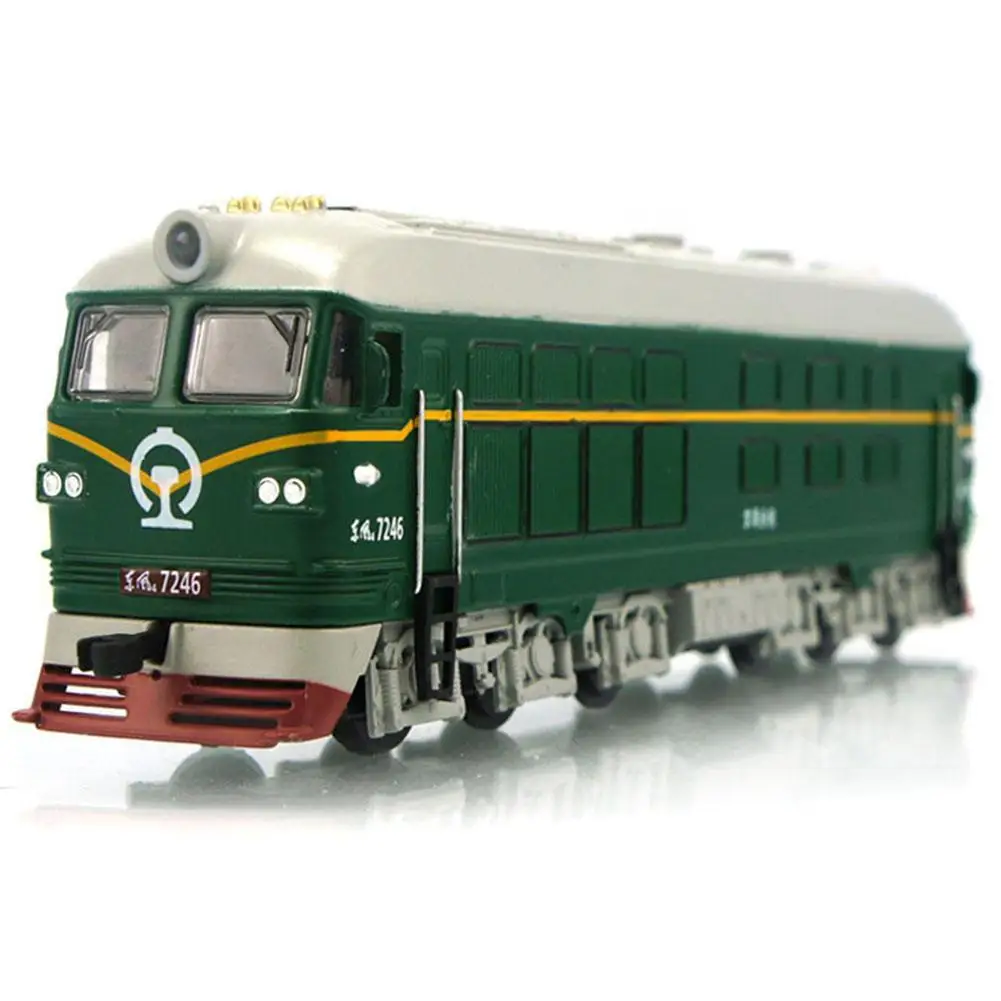 

Baby Toys Retro Diecast Dongfeng Locomotive Train Pull Back Model with LED Sound Kids Toy 1/64 Cars Kids Toys Lada 1/36
