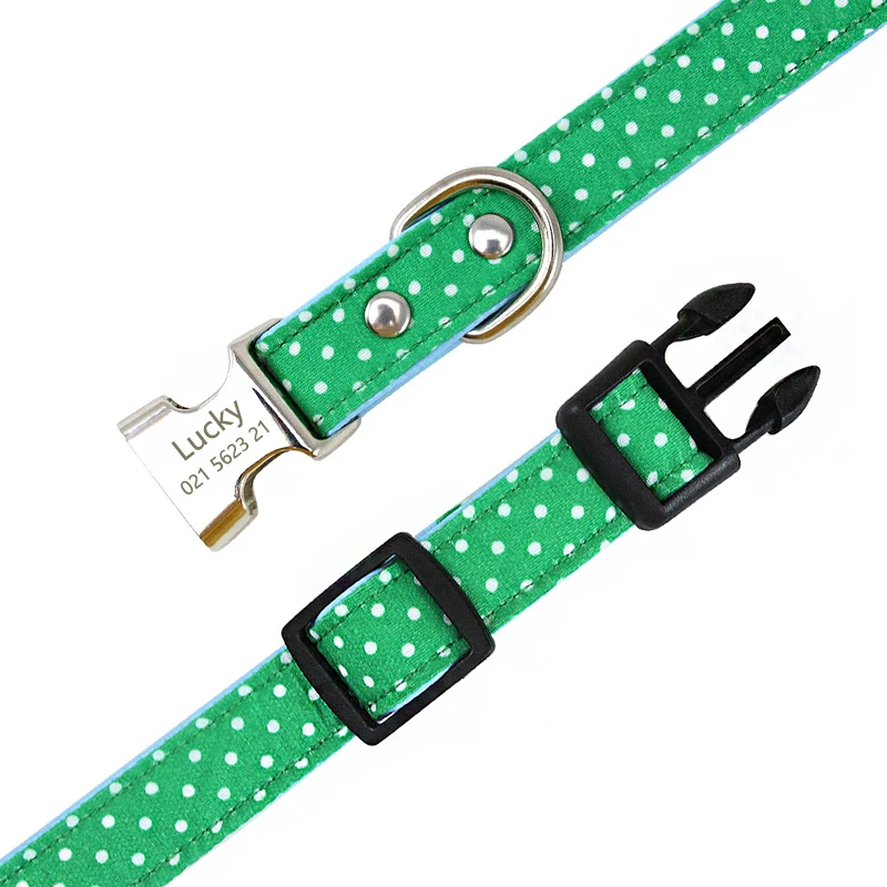 Персонализированное выгравированное название пластина ошейник для маленьких