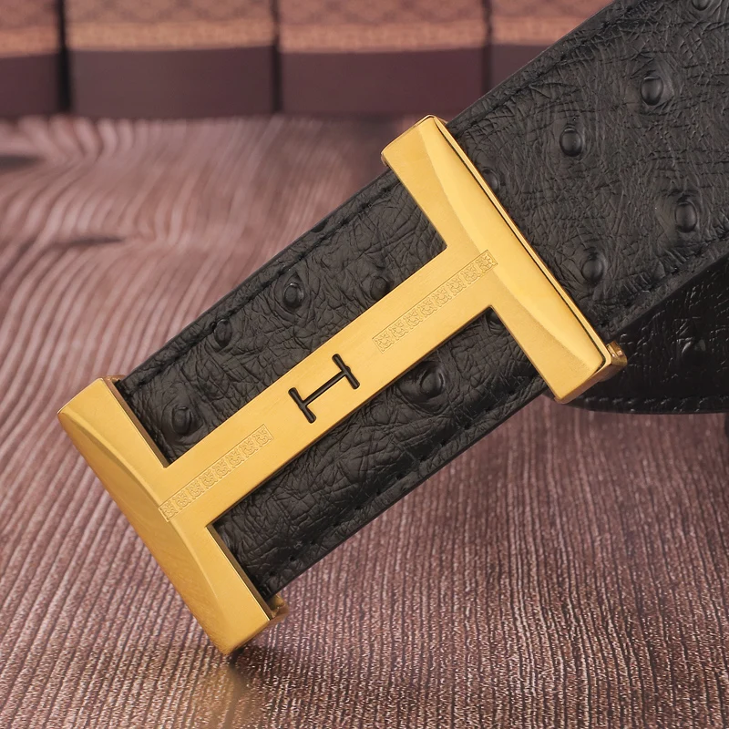 

Мужской ремень из натуральной кожи, шириной 3,8 см