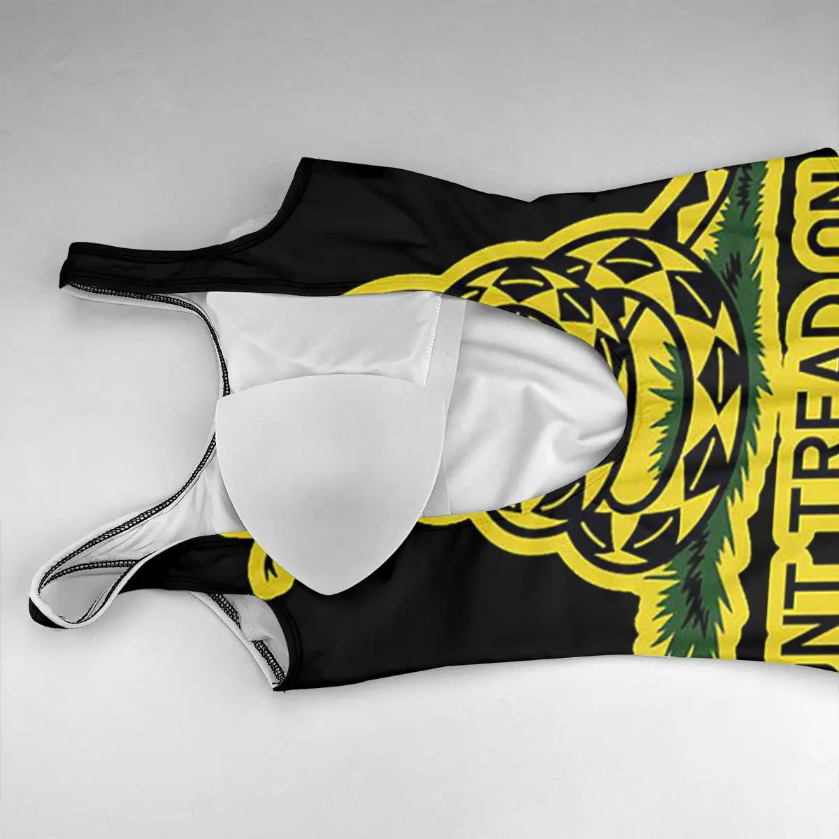 Женский купальник-бикини с объемным принтом Dont Tread On Me Gadsden и флагом цельный