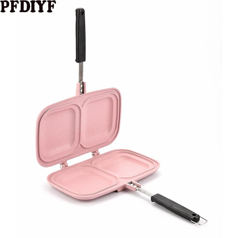 2019 Бытовая двухсторонняя сковорода антипригарная для завтрака стейк гриль
