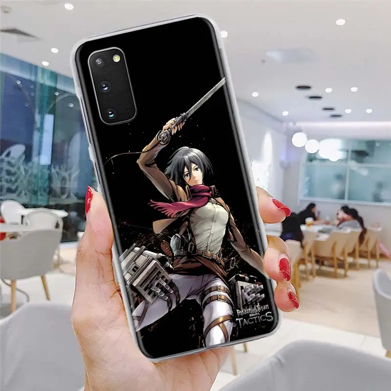 

Attack On Titan Levi Ackerman Anime Phone Case 6.5" for Samsung Galaxy S20 FE S10 Plus S21 Ultra S10e S8 S9 Hard PC Cover Bumper
