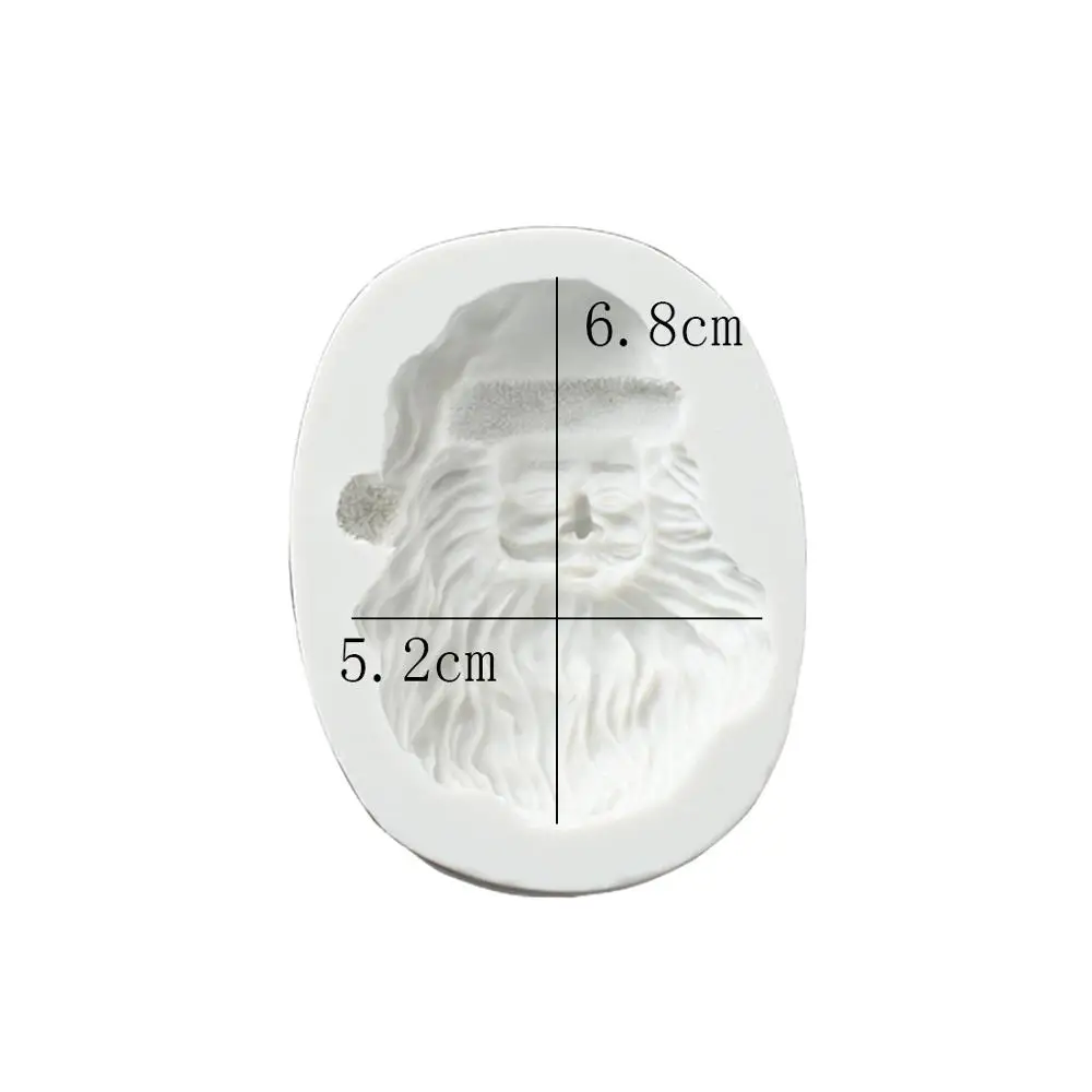 Рождественские инструменты для приготовления пищи в виде Санты силиконовая