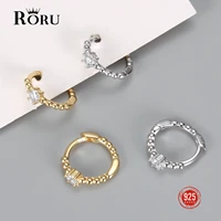 hot sale 925 sterling silver earring gold color small circle hoop earrings for women birthday simple noble jewelry gift no 11