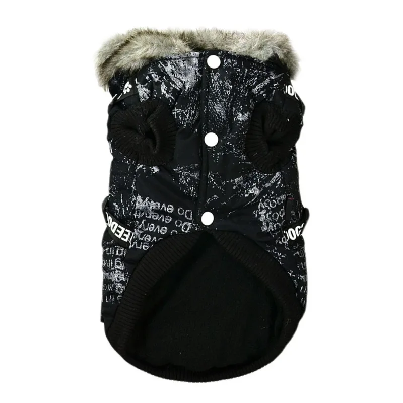 

Winter Pet Dog Clothes French Bulldog Pet Warm Harness Jacket Coat Waterproof Dog Clothing For Small Medium Large Dogs