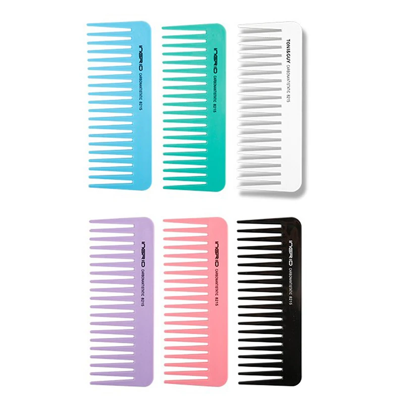 

1Pcs Hairdressing Comb Reduce Hair Loss Hair Care Comb Large Wide Tooth Plastic Professional Salon Barber ToolComb For Hair Care