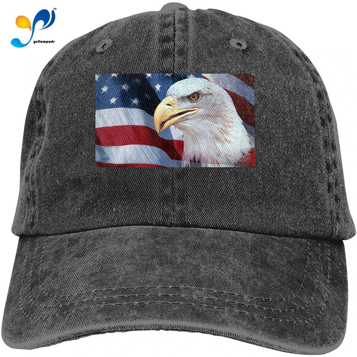 

USA Flag Eagle Unisex Soft Casquette Cap Fashion Hat Vintage Adjustable Baseball Caps