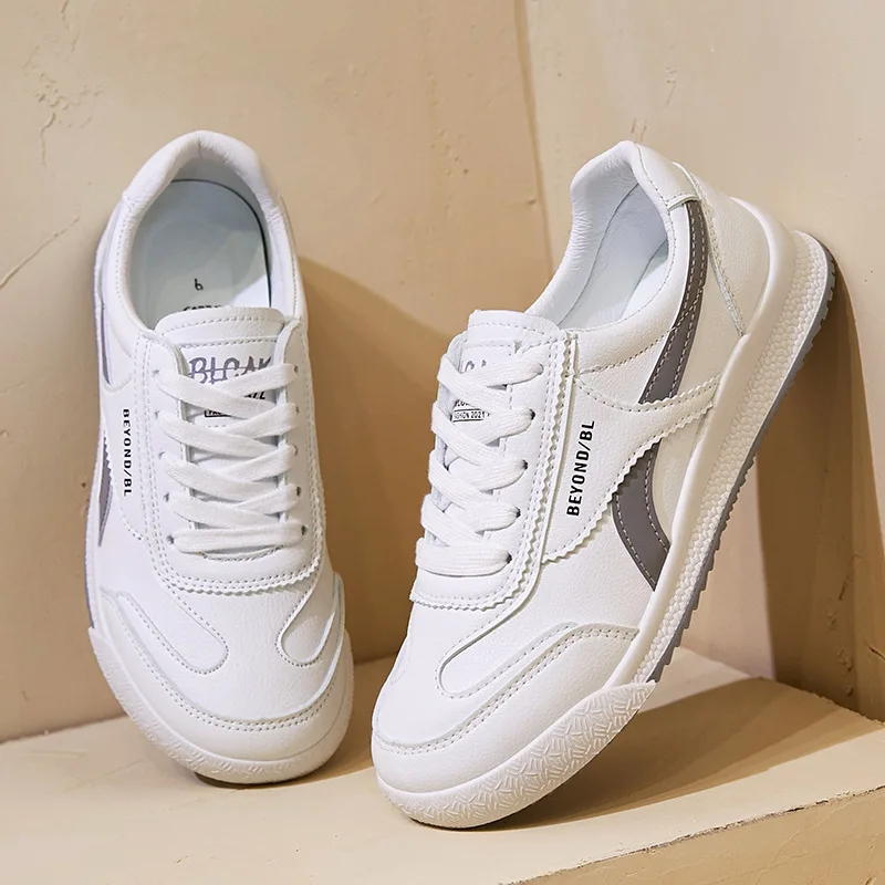 

Shallow Flat Shoes Women 2021 Autumn and Winter New Arrivals White Shoes Breathable Sports Casual Shoes Women