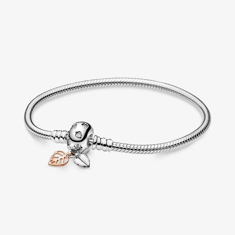 Браслет BBee со сверкающей пряжкой и цепочкой в виде листа женский браслет змеиным