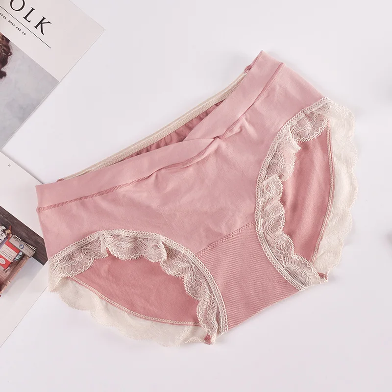 pink lace pants Бюстгальтер для грудного вскармливания бюстгальтер для беременных женщин нижнее белье бюстгальтер без косточек кружево - Цвет: pink lace pants