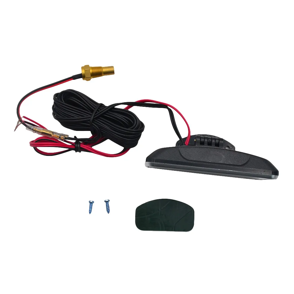 Автомобильный вольтметр 12 В/24 В с ЖК дисплеем|Температурный датчик| |